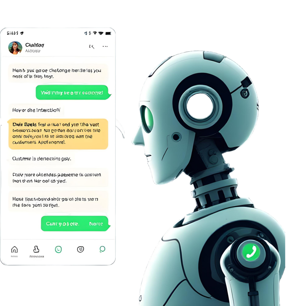 AI bot for WhatsApp automating customer support