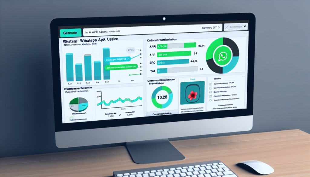 Analytics dashboard for WhatsApp API performance